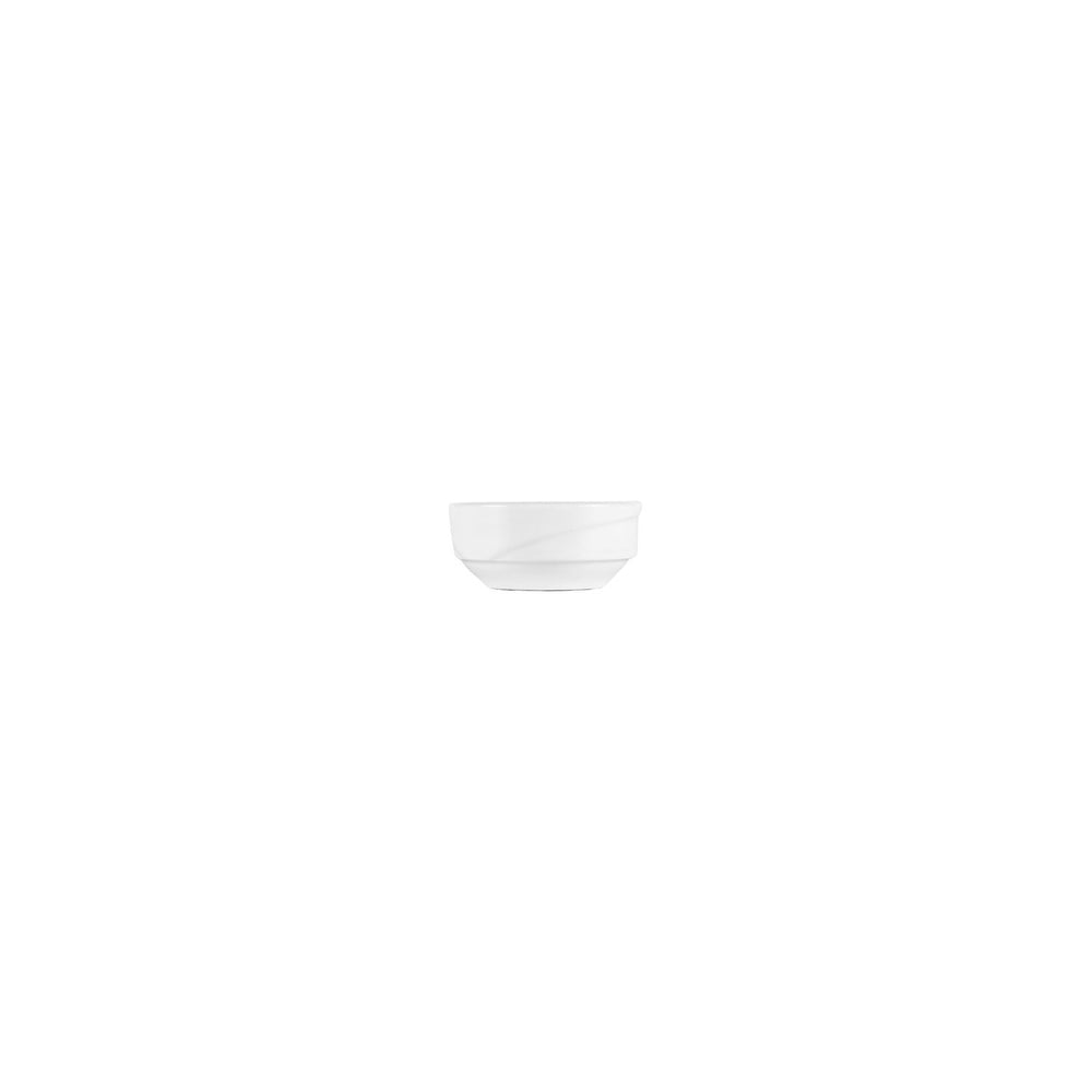 X-tanbul dia.3" h:1.25" 3 oz. Round White Porcelain Bowl