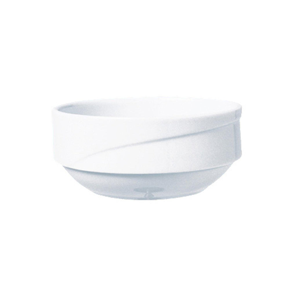 X-tanbul dia.4" h:1.75" 8 oz. Round White Porcelain Bowl