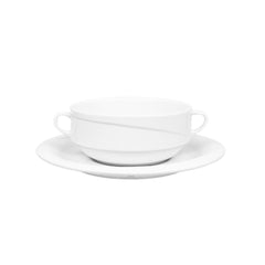 X-tanbul dia.7.25" Round White Porcelain Saucer