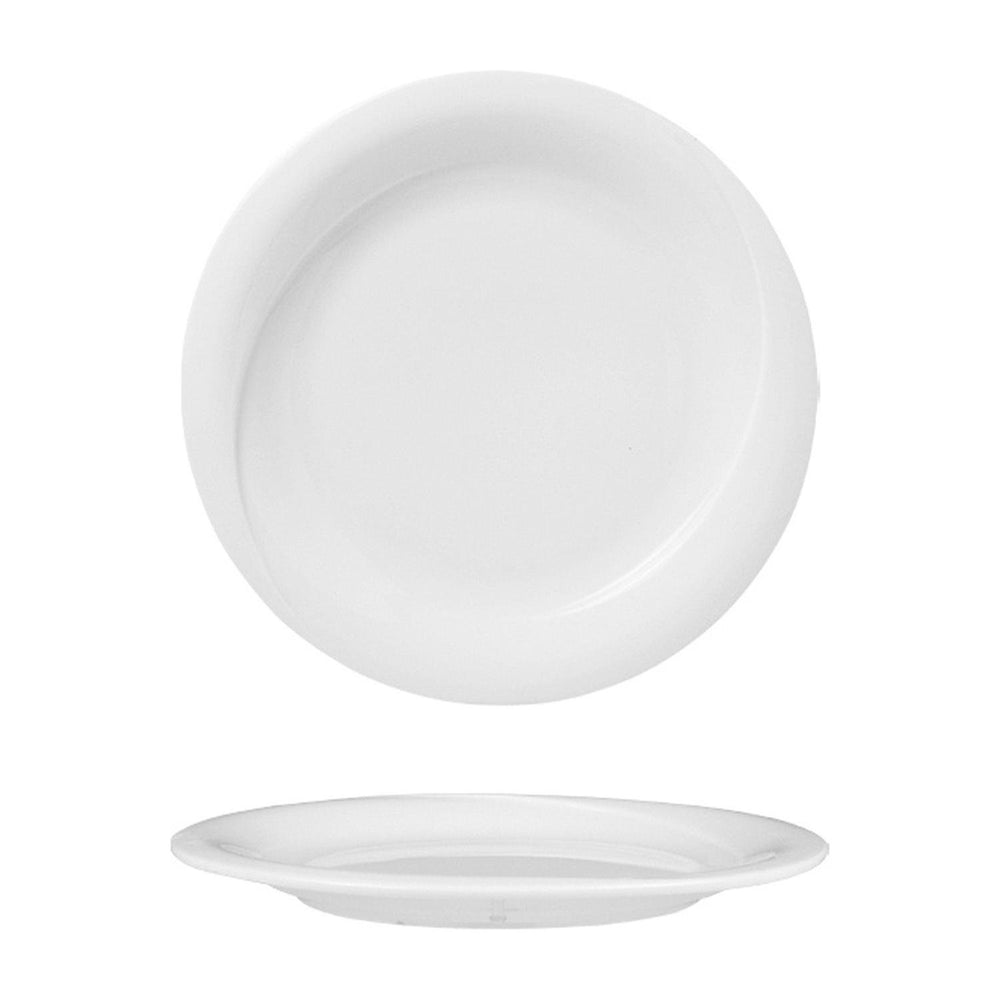 X-tanbul dia.8.25" Round White Porcelain Plate