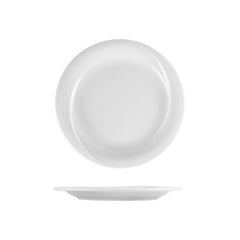 X-tanbul dia.9.75" Round White Porcelain Plate