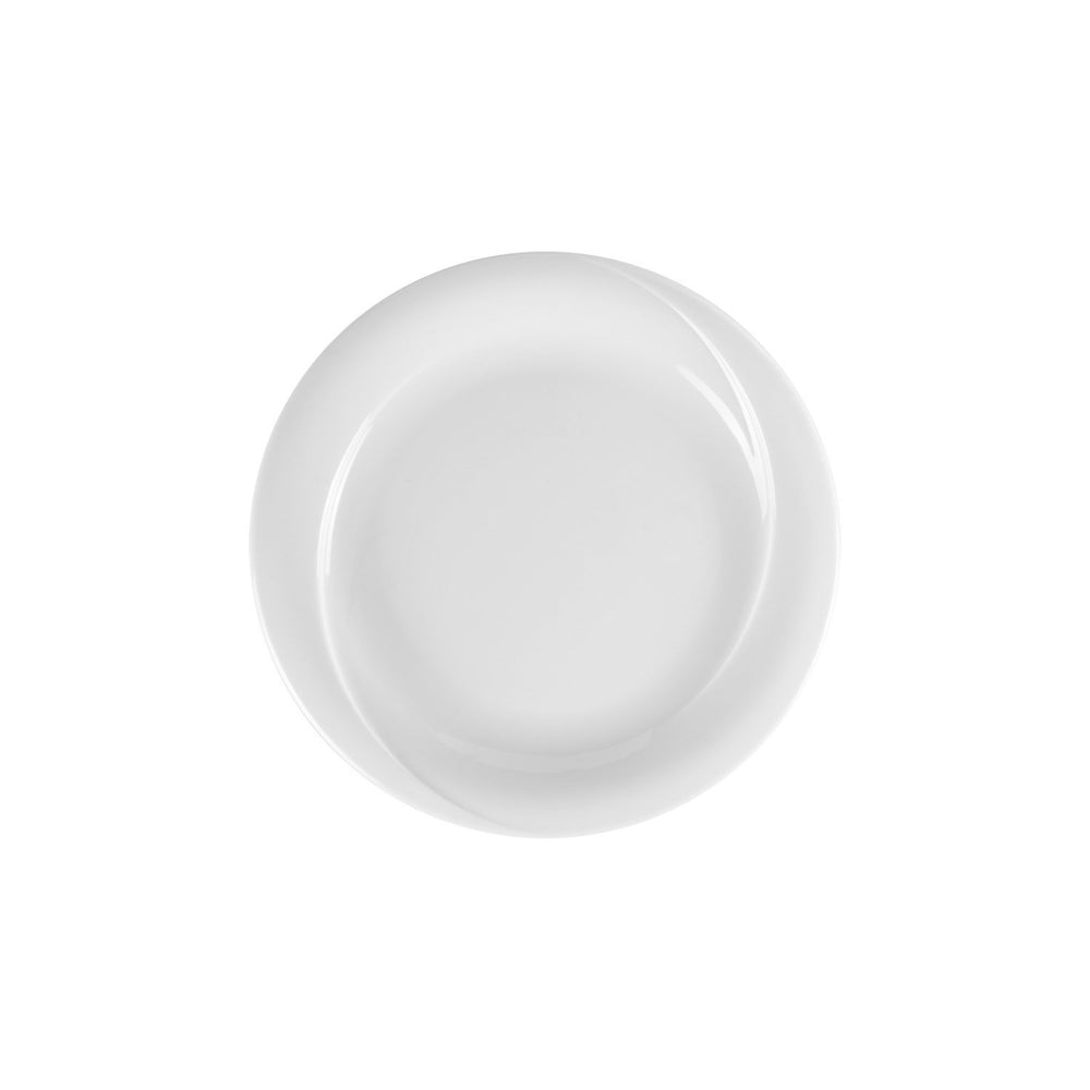 X-tanbul dia.9.75" Round White Porcelain Plate