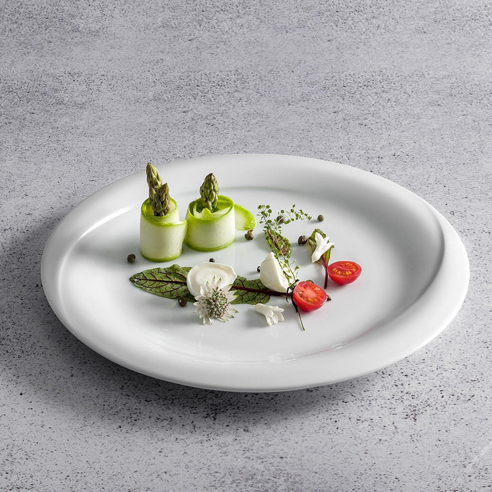 X-tanbul dia.10.5" Round White Porcelain Plate