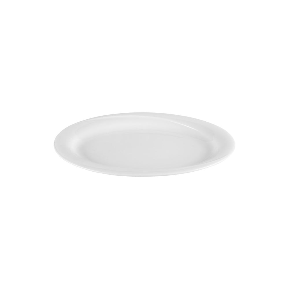 X-tanbul 11.25" x 8" x h:1" Oval White Porcelain Platter